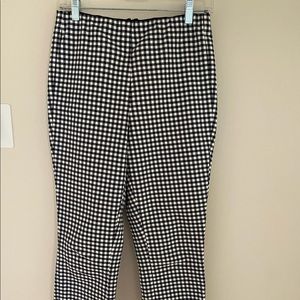 Rag & Bone side zip gingham pants size 6